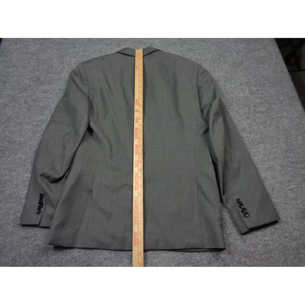 Bonobos Blazer Mens 38S Gray Marzotto Italian Wool 2 Button Slim Fit EXCELLENT